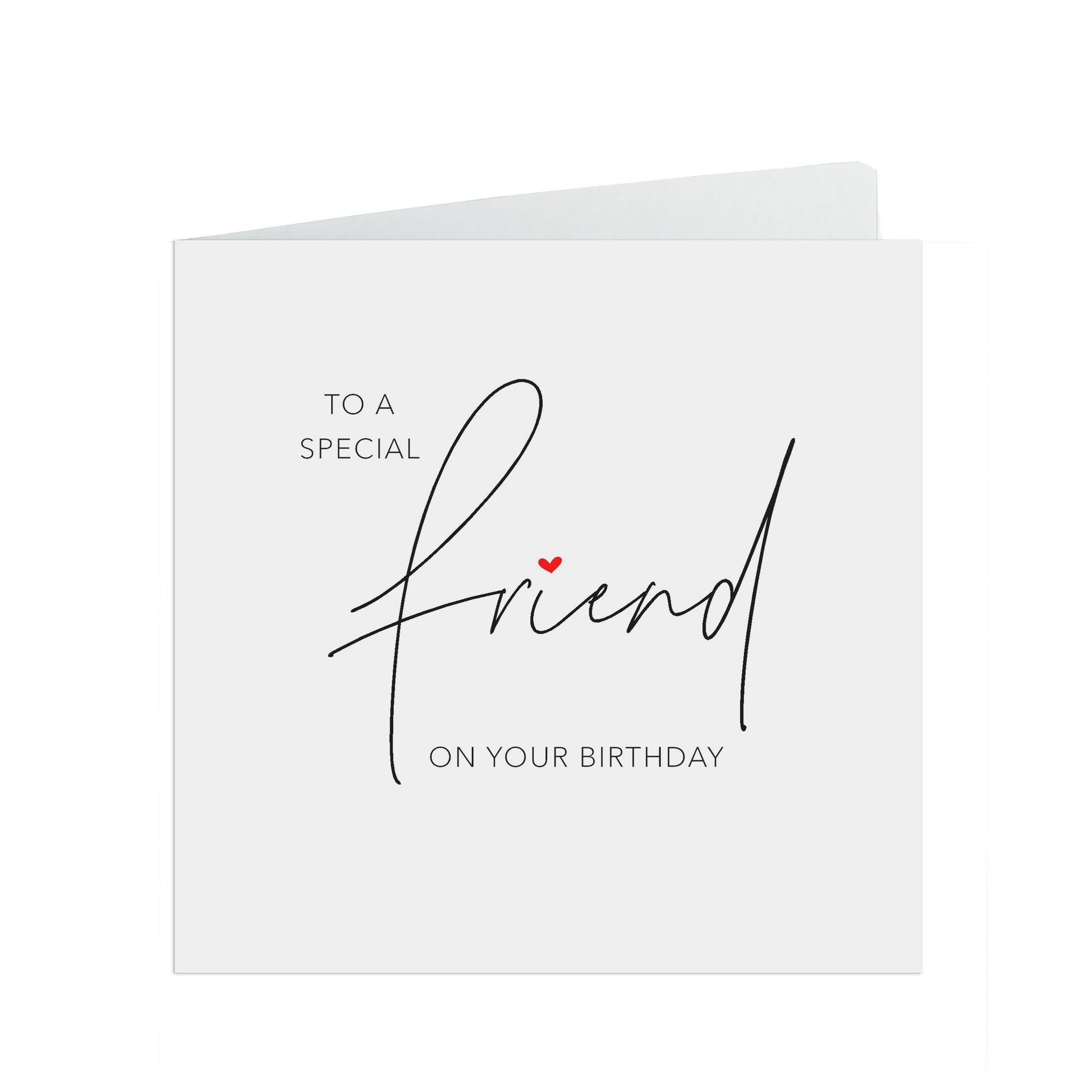 Friend Birthday Card, Simple Birthday Card