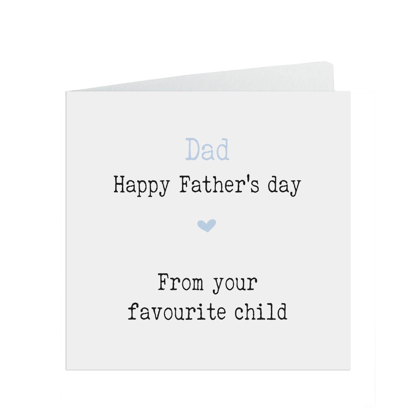  Happy Father's Day From Your Favourite Child, Funny Fathers Day Card by PMPRINTED 