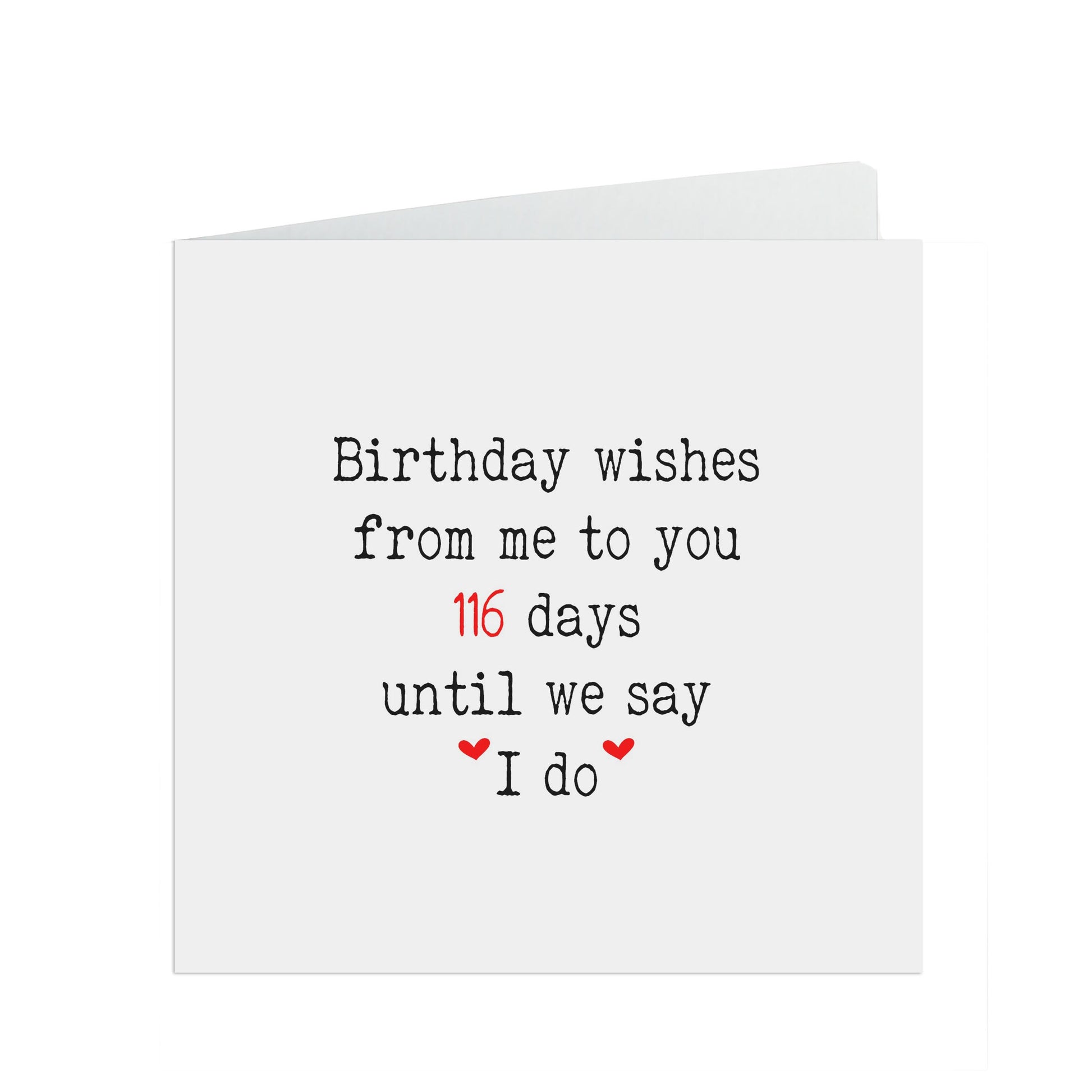 Birthday Wishes From Me To You, Romantic Card For Fiance Or Fiancee