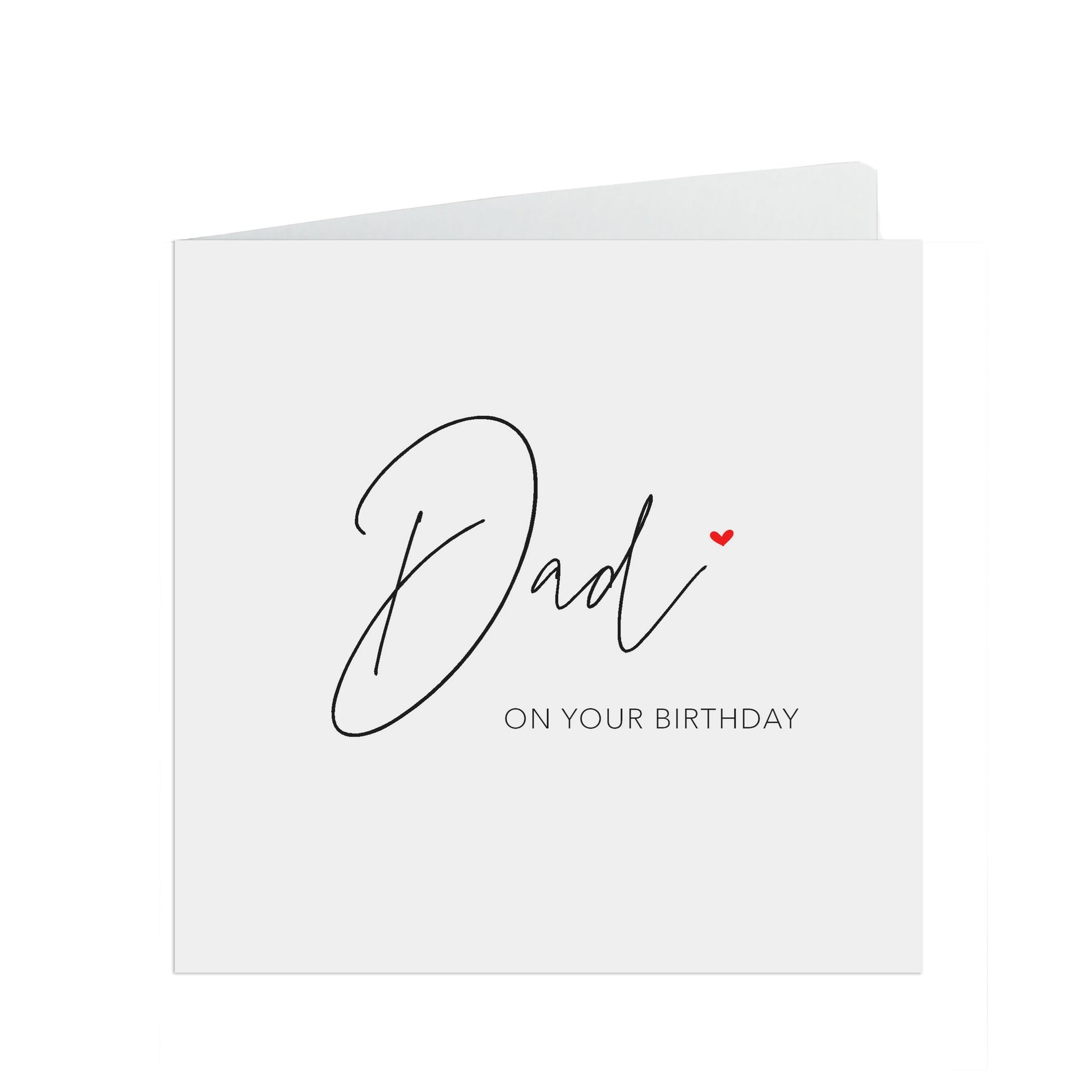Dad Birthday Card, Simple Birthday Card
