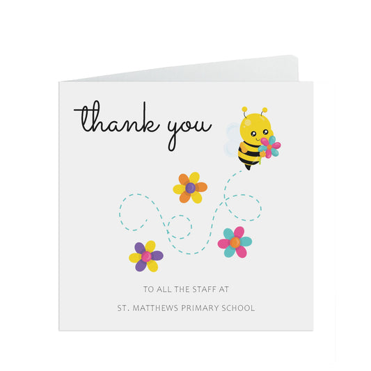 Personalised School Thank You Card, End Of Year Card