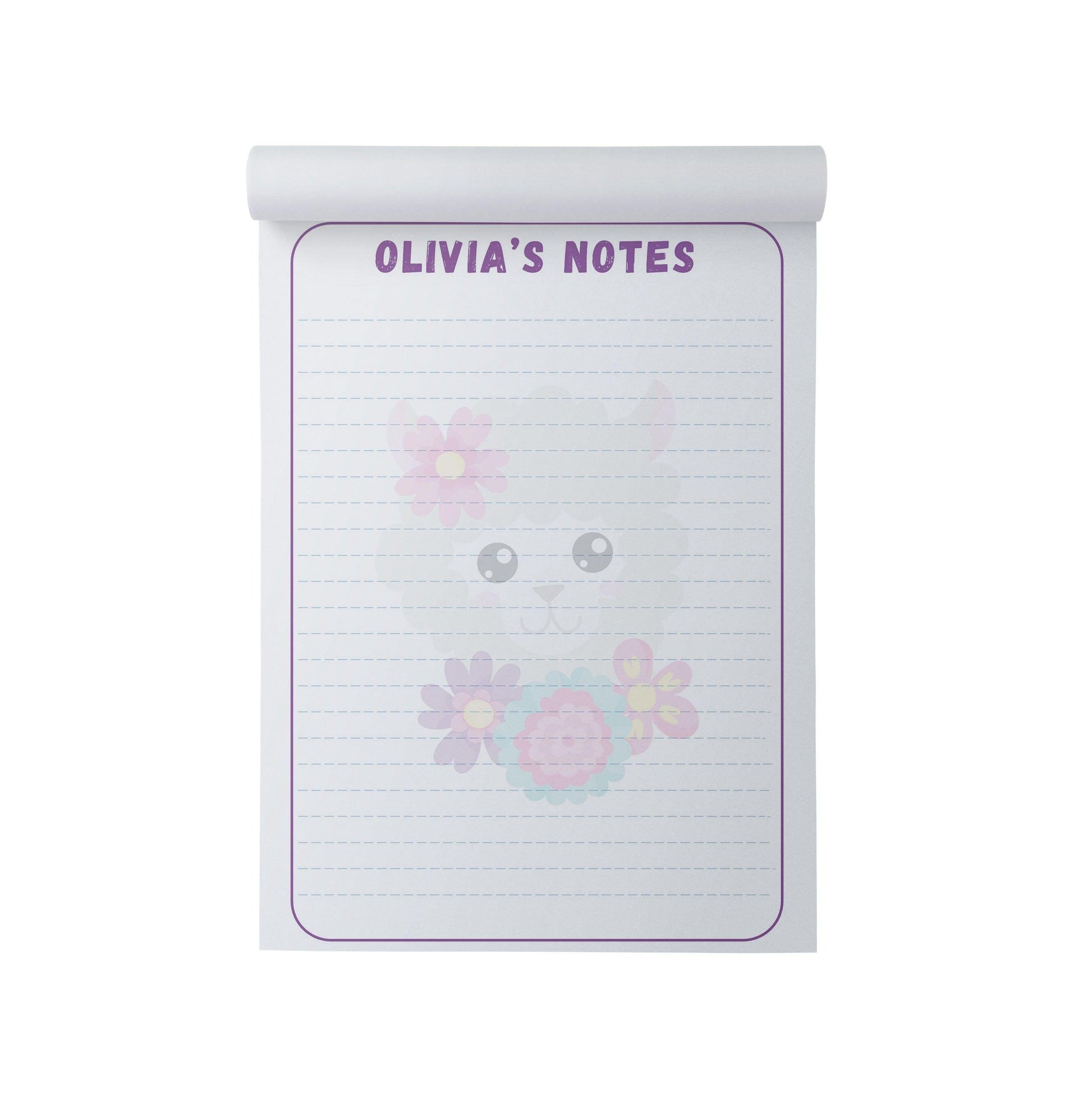  Llama Personalised Note Pad, A5 With 50 Tear-off Sheets by PMPRINTED 