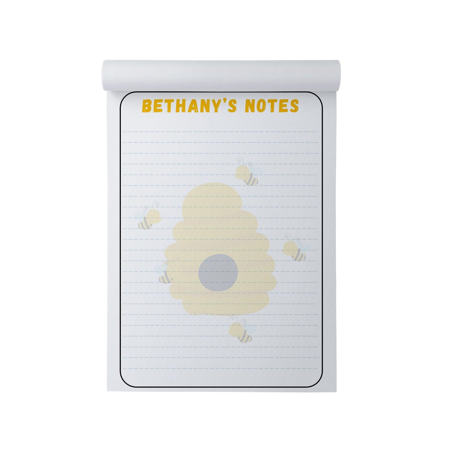  Bee Personalised Note Pad, A5 With 50 Tear-off Sheets by PMPRINTED 