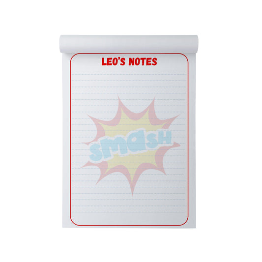  Superhero Personalised Note Pad, A5 With 50 Tear-off Sheets by PMPRINTED 