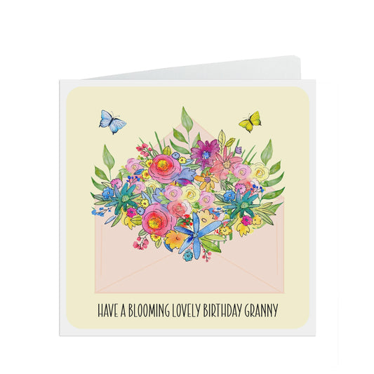 Have A Blooming Lovely Birthday - Personalised Floral Card - Any Relation Or Name