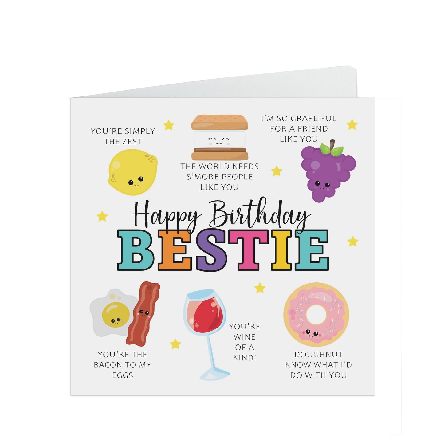 Bestie Birthday Card - Funny Pun Card For Best Friend