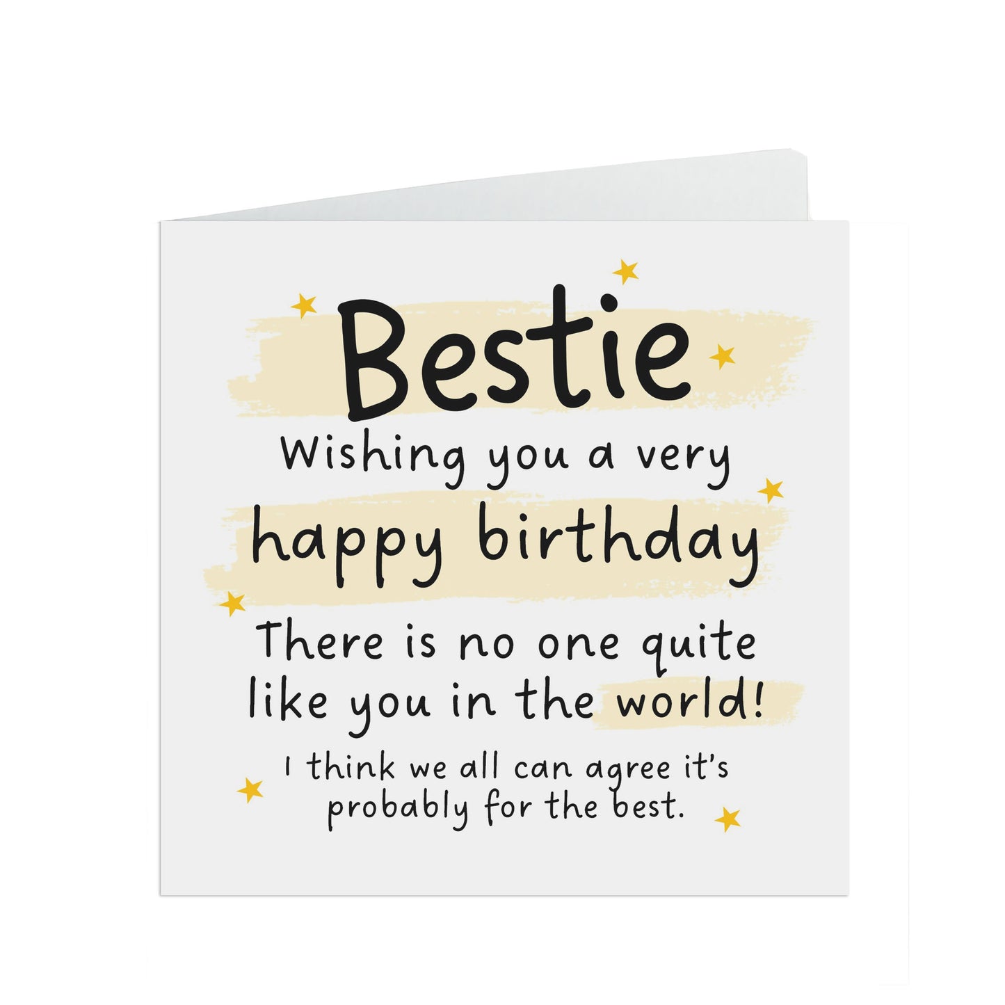 Bestie Funny Bestie Birthday Card - No One Like You 