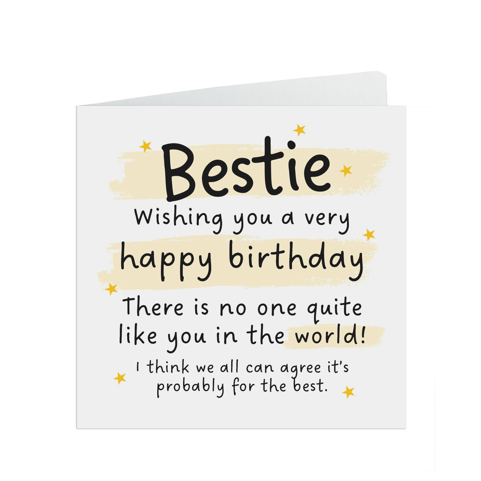 Bestie Funny Bestie Birthday Card - No One Like You 
