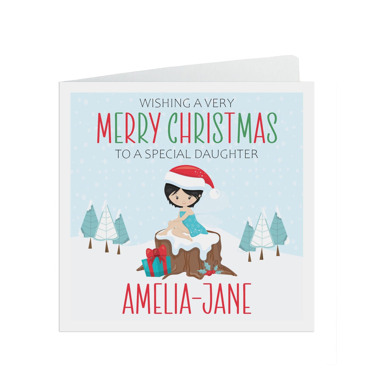 Daughter Christmas Card - Personalised Christmas Keepsake - Lots Of Designs