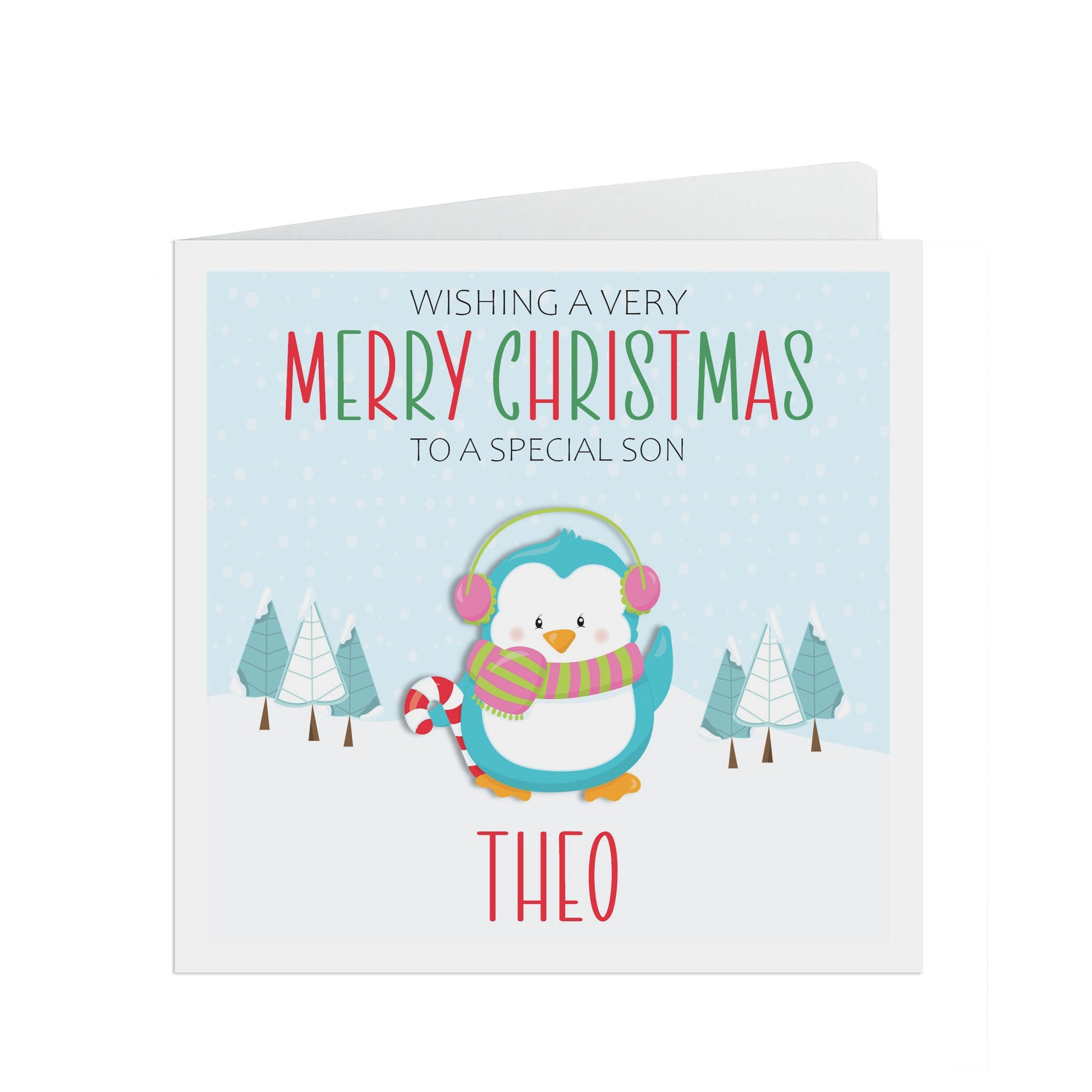 Son Christmas Card - Personalised Christmas Keepsake - Lots Of Designs