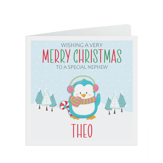 Nephew Christmas Card - Personalised Christmas Keepsake - Lots Of Designs