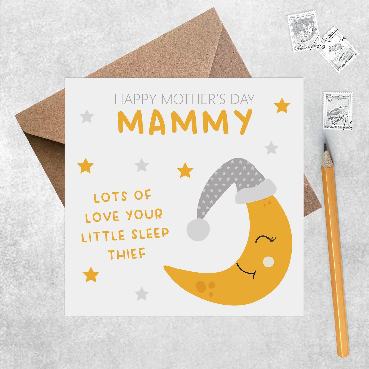 Mammy From Your Little Sleep Thief, Mother's Day Card